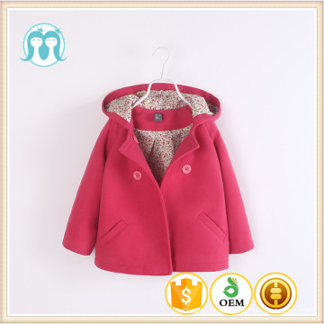 Full Sleeve manteaux noël enfants coton nylon mode asiatique manteaux d&#39;hiver bébé filles rose foncé pour les filles nouveau